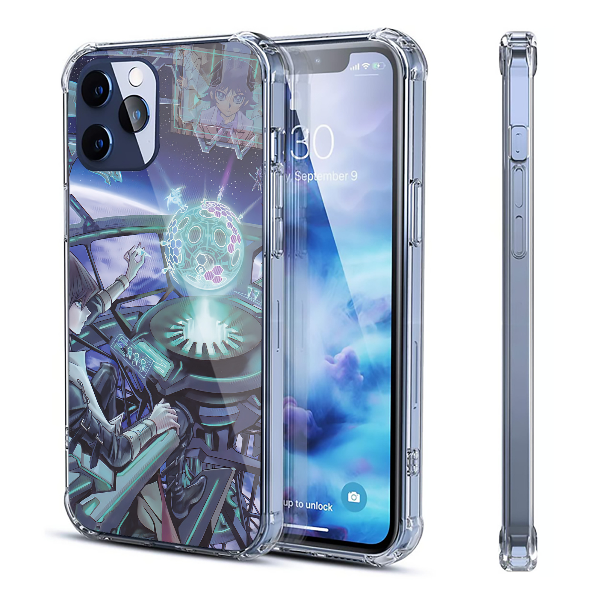 （画像用） 遊☆戯☆王 Yu-Gi-Oh! 【iPhone 12シリーズ対応】透明スマホケース（クリアソフトケース）